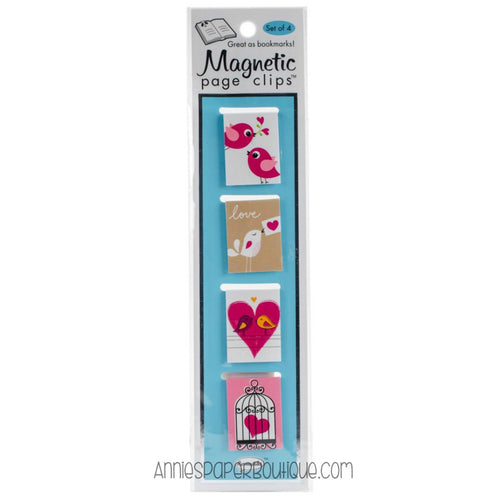 Love Birds Magnetic Page Clips