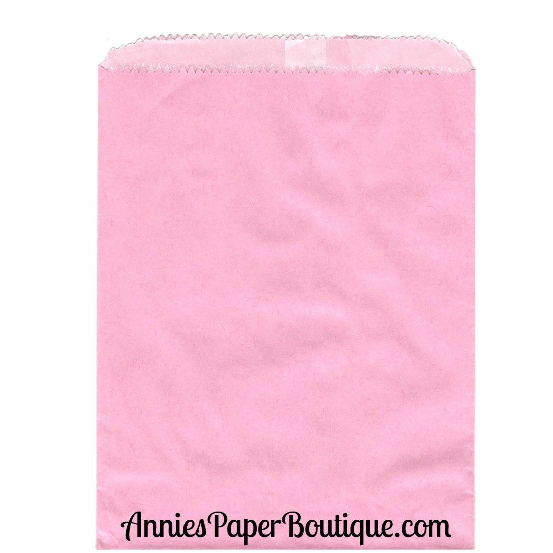 Large Pink Glassine Bags - 5-3/4" x 7-1/2" Glassine Lined Gourmet Bags