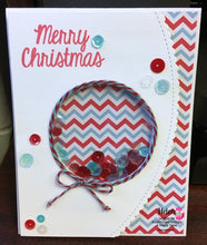 Shaker Card using Merry Christmas Stamp Set