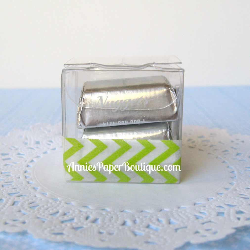 Mini Candy Cubes - 1-1/2" x 1-1/2" Clear Boxes