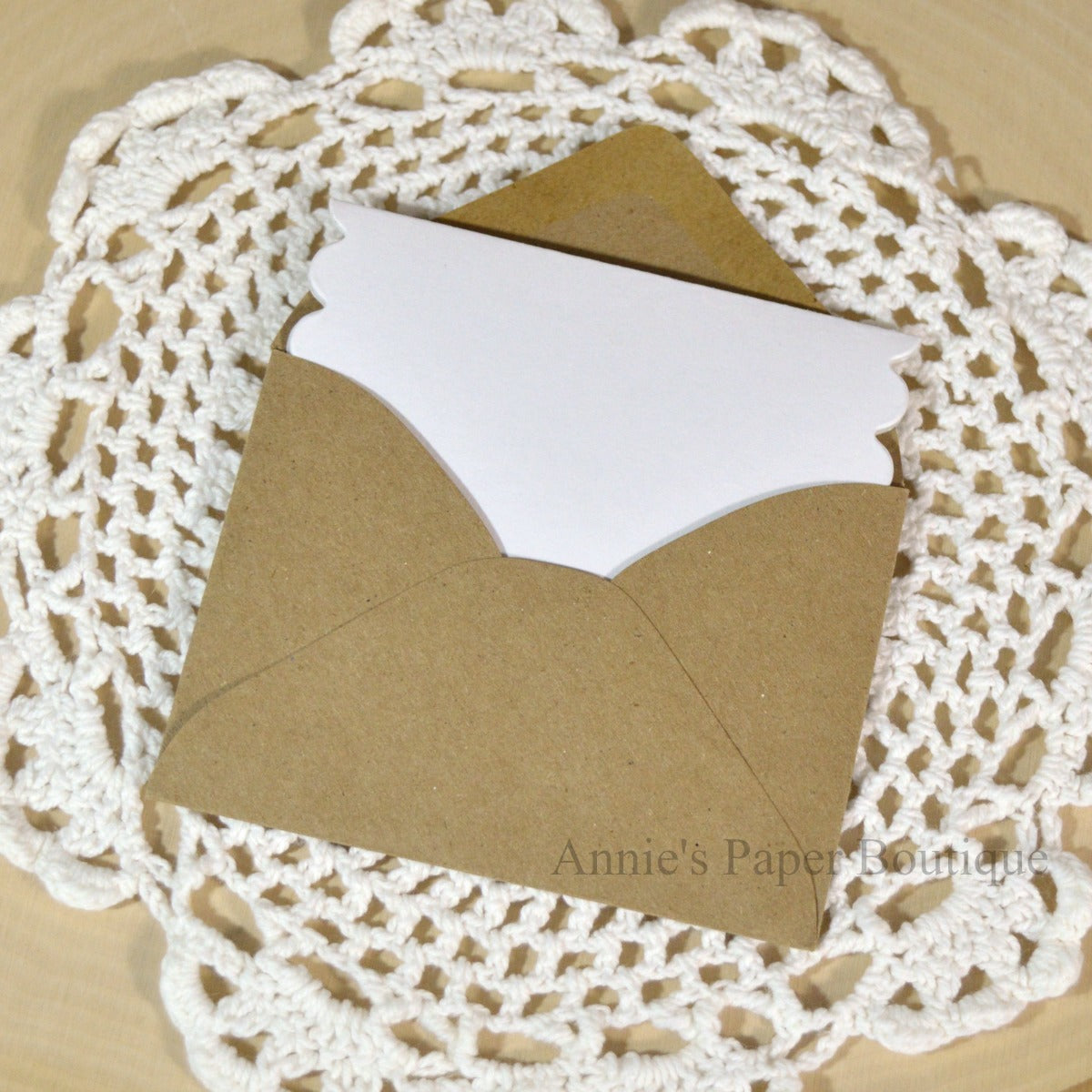 Small Kraft Envelope Sample