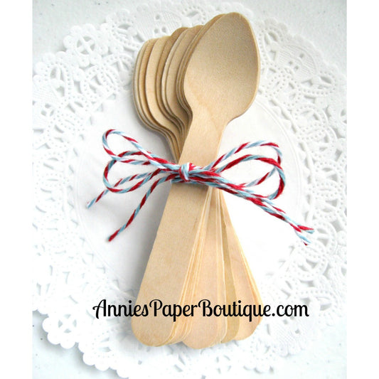 Mini Wooden Spoons - 3-3/4"