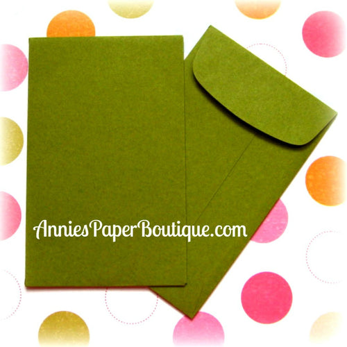 Olive Coin Envelopes