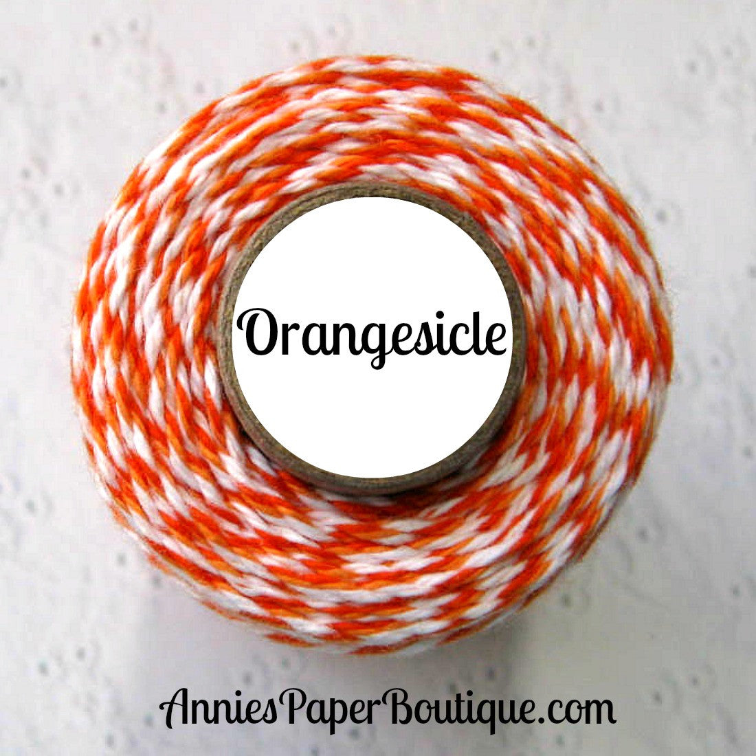 Orange, White, and Peach Trendy Bakers Twine