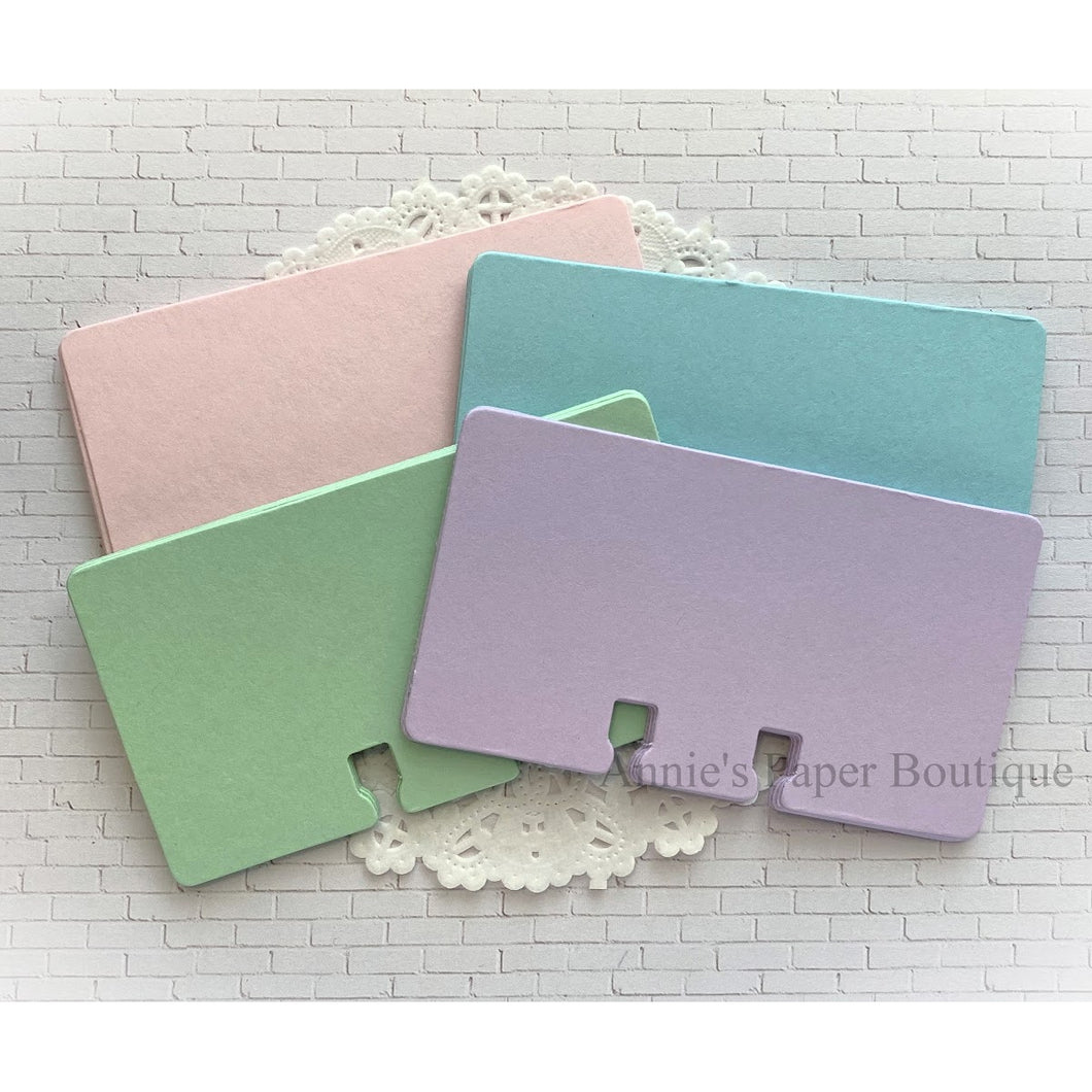 Rotary File Cards - Pastel Color Bundle