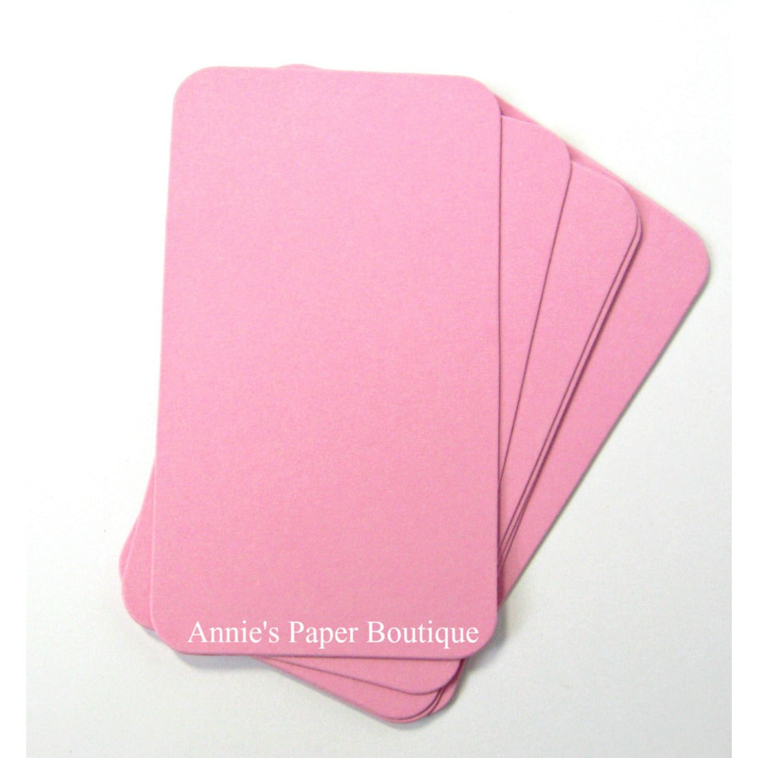 Pink Mini Flat Cards