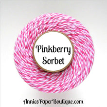Raspberry, White, and Pink Trendy Bakers Twine