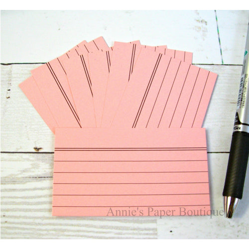 Posy Pink Mini Index Cards