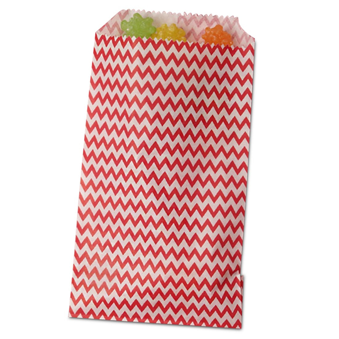 Red Chevron Treat Bag