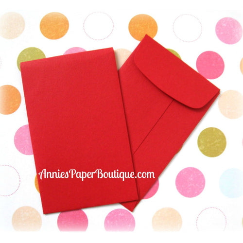 Red Coin Envelopes, Mini Open End