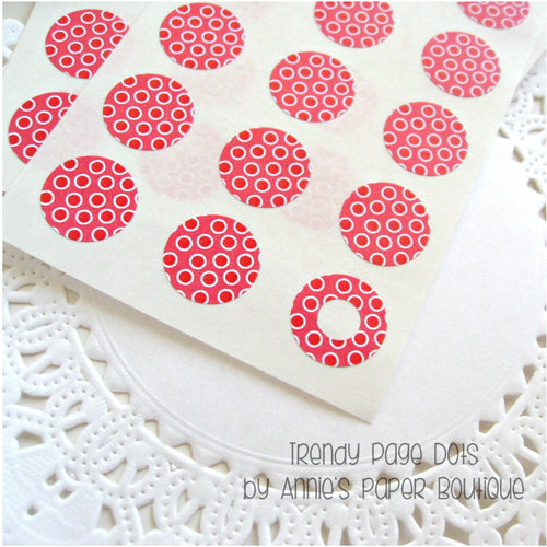Redberry Trendy Page Dots - Circle Reinforcements