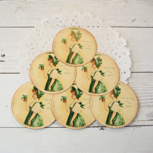 Wearing the Green St. Patrick's Day Vintage Inspired Tags