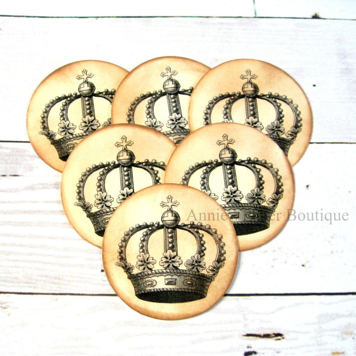 Round Crown #2 Tags