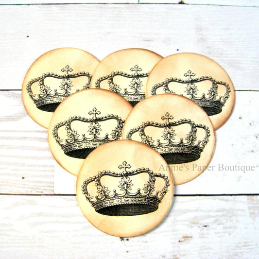 Round Crown Tags