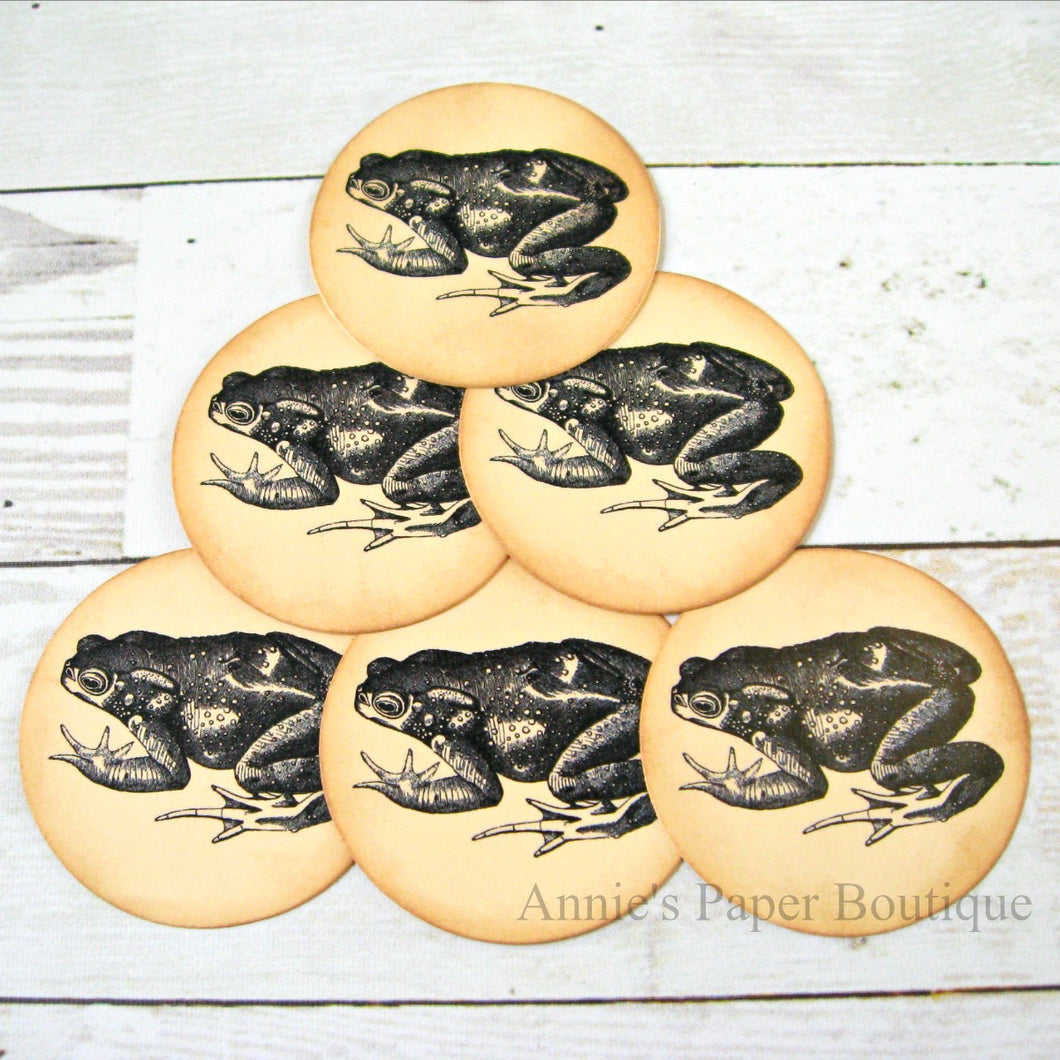 Round Toad Vintage Inspired Tags
