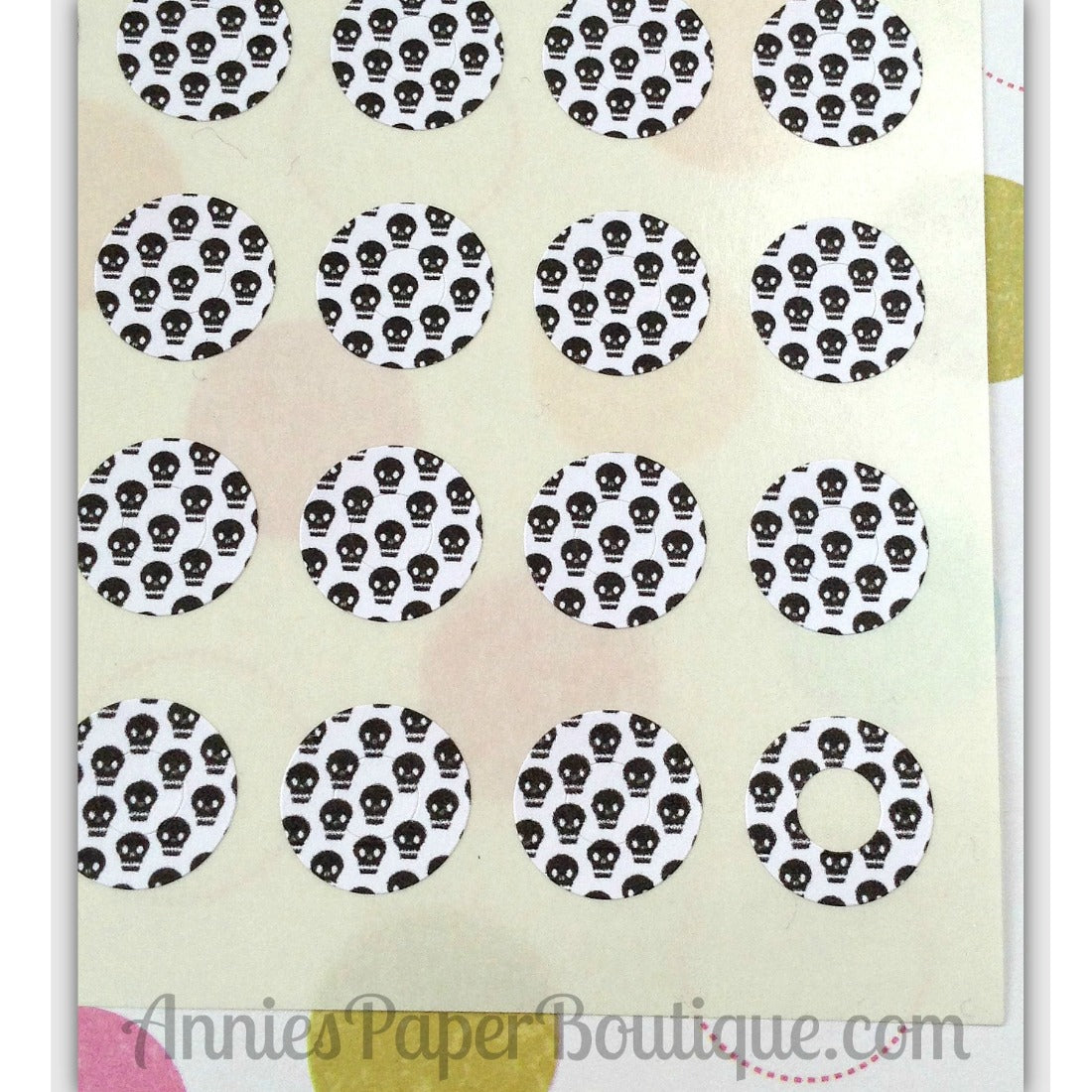 Skully Trendy Page Dots™ - Halloween Skull