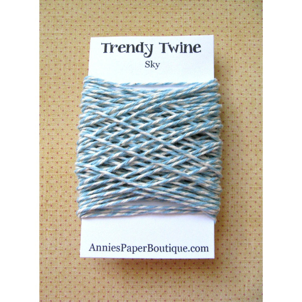 Sky Trendy Bakers Twine - Light Blue & Natural
