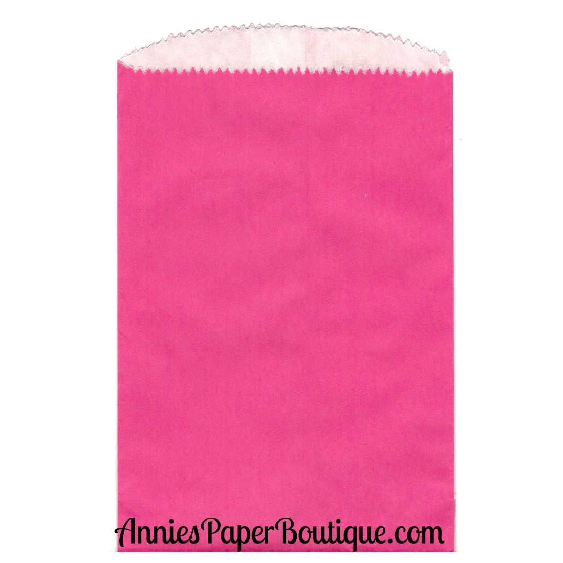 Hot Pink Glassine Bags - 4-3/4" x 6-3/4" Glassine Lined Gourmet Bags