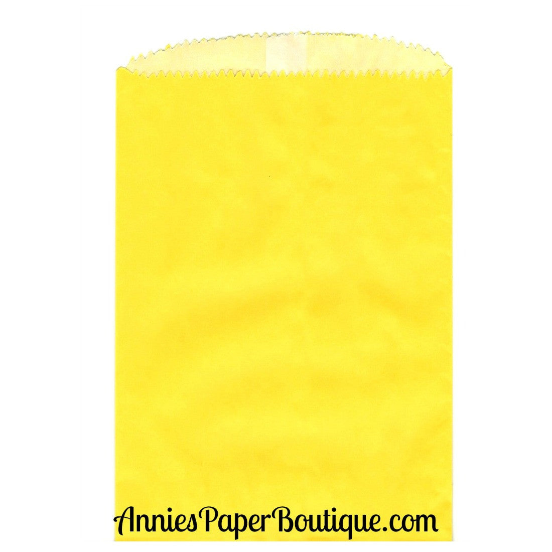 Yellow Glassine Bags - 4-3/4" x 6-3/4" Glassine Lined Gourmet Bags