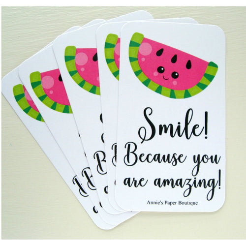 Smile Watermelon Mini Messages