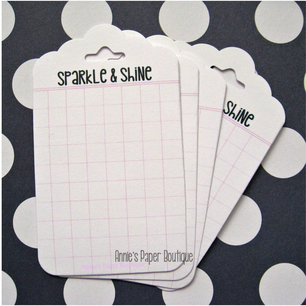 Sparkle & Shine Journaling Tags