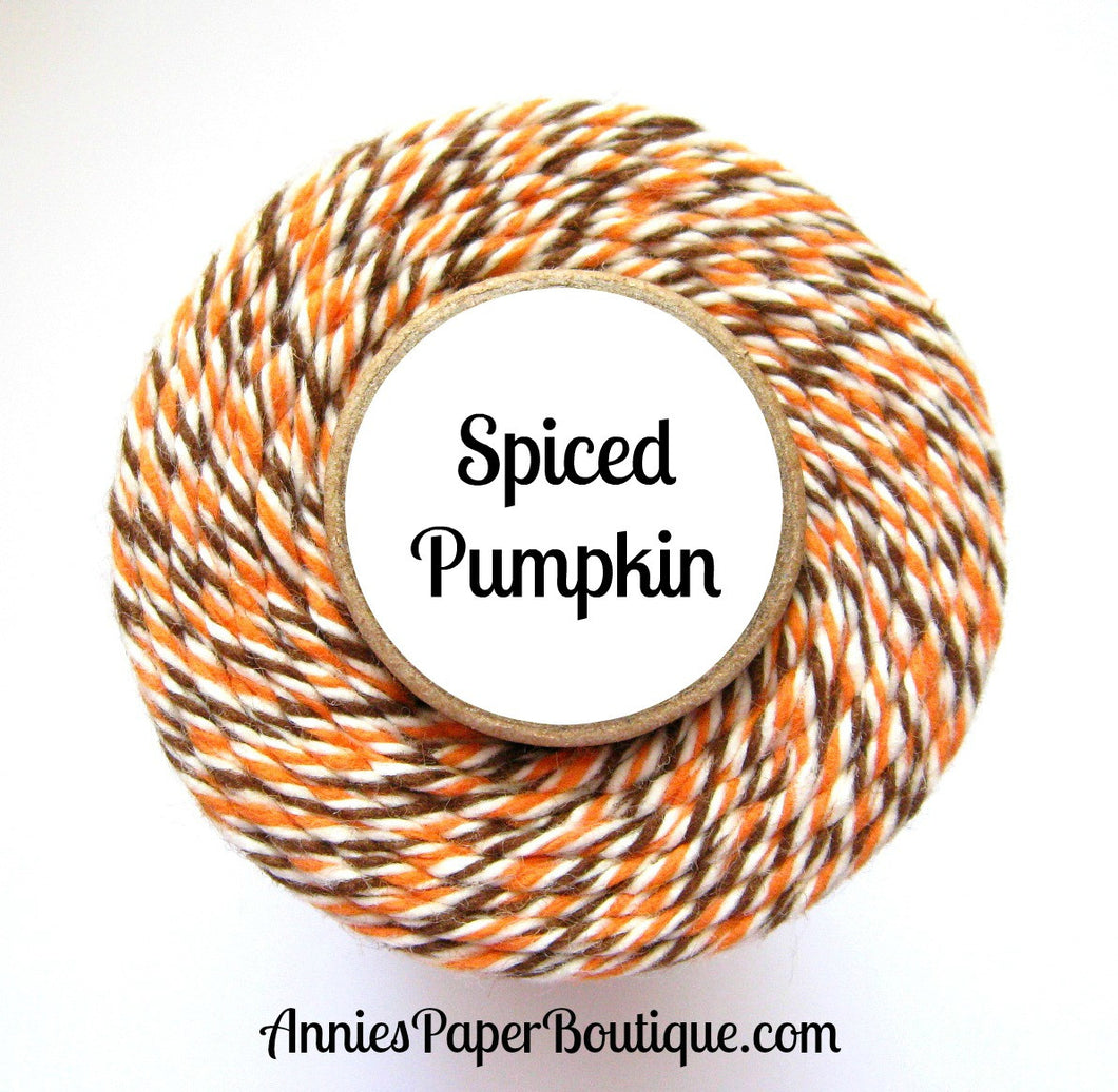 Spiced Pumpkin Trendy Bakers Twine - Orange, Natural White, & Brown -  Thanksgiving, Fall – Annie's Paper Boutique