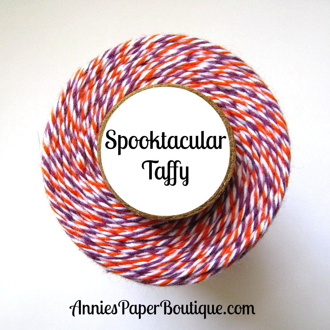 Spooktacular Taffy Trendy Bakers Twine - Orange, White, & Purple - Halloween