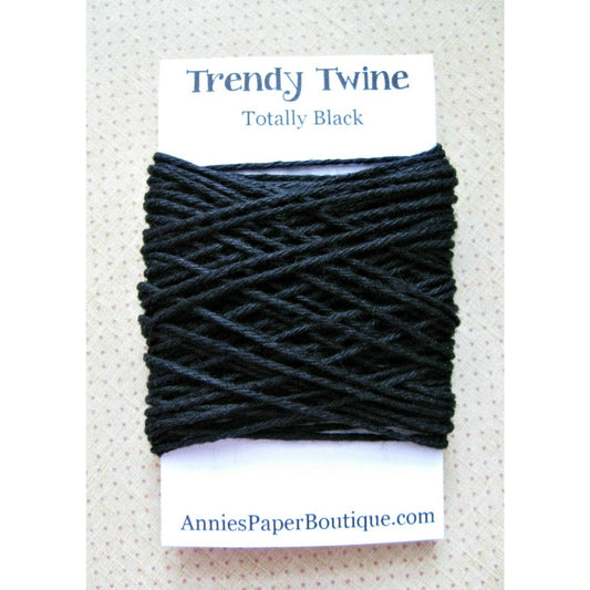 Solid Black Trendy Bakers Twine