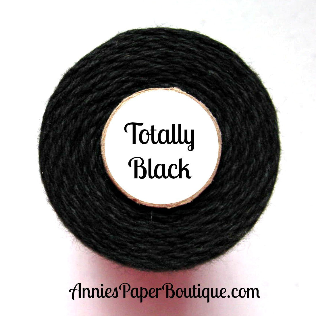 Totally Black Trendy Bakers Twine - Solid Black