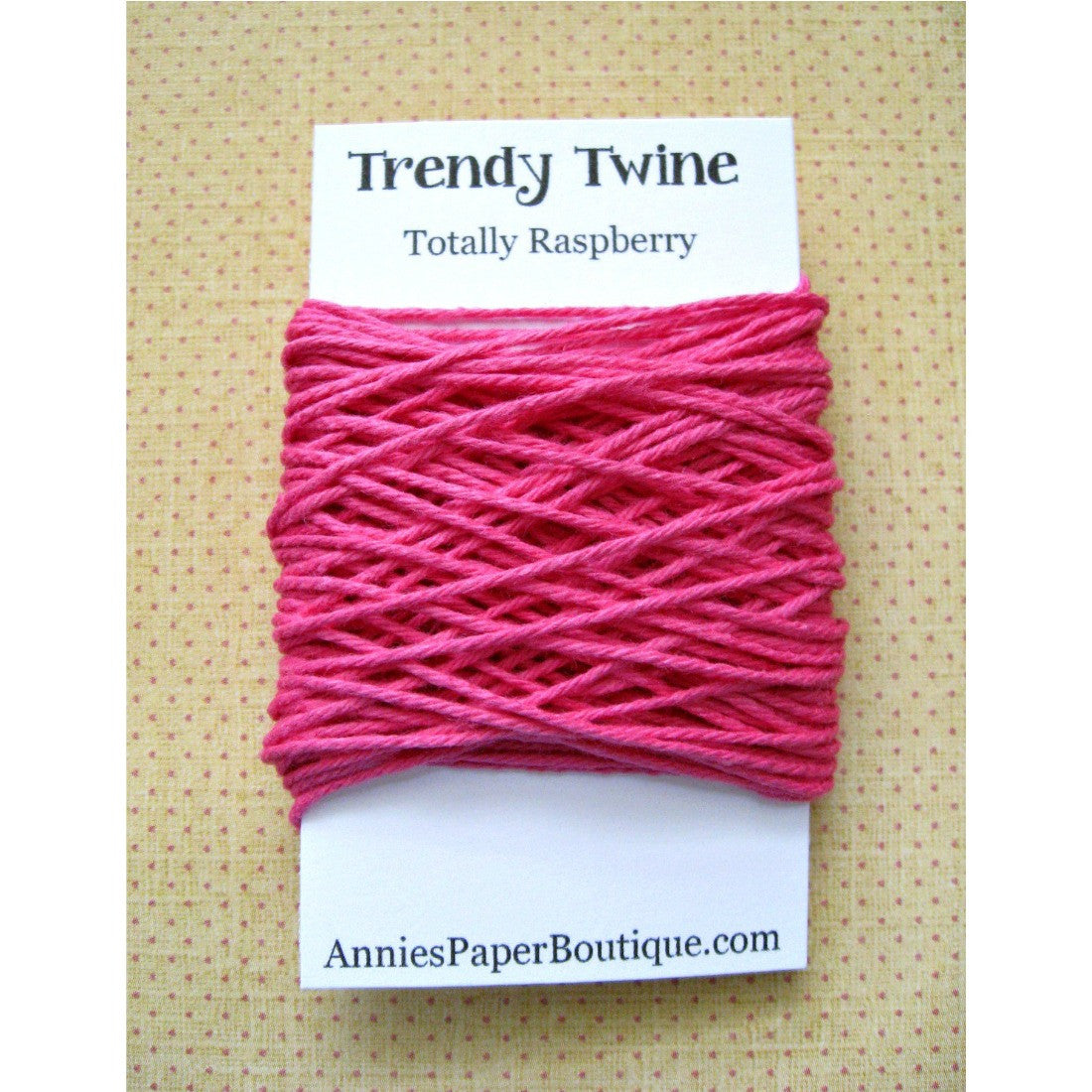 Totally Raspberry Trendy Bakers Twine Mini - Solid Dark Pink