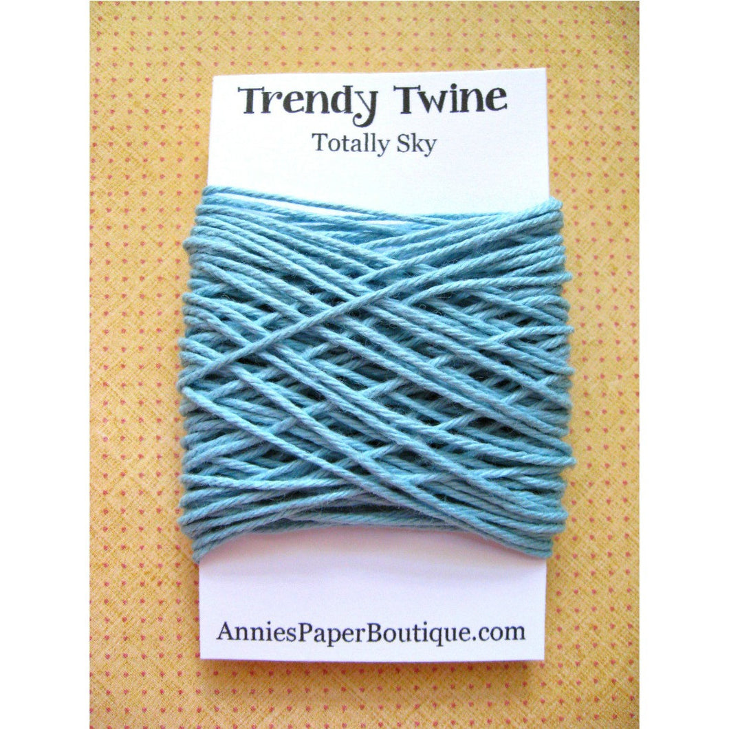 Totally Sky Trendy Bakers Twine Mini - Light Blue - 15 yards