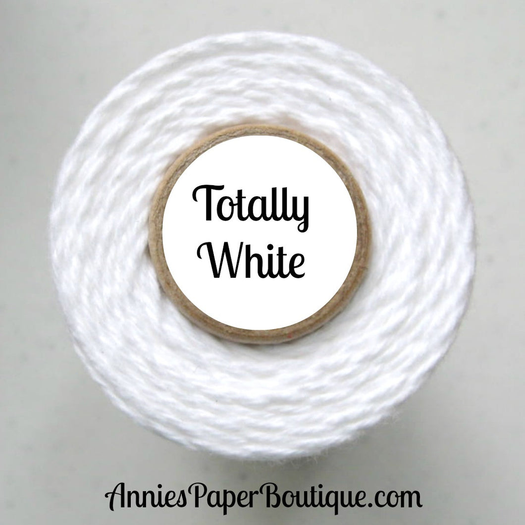 Totally White Trendy Bakers Twine