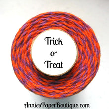 Trick or Treat Trendy Bakers Twine - Orange & Purple - Halloween