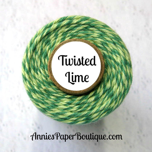 Green Bakers Twine - Twisted Lime Trendy Twine