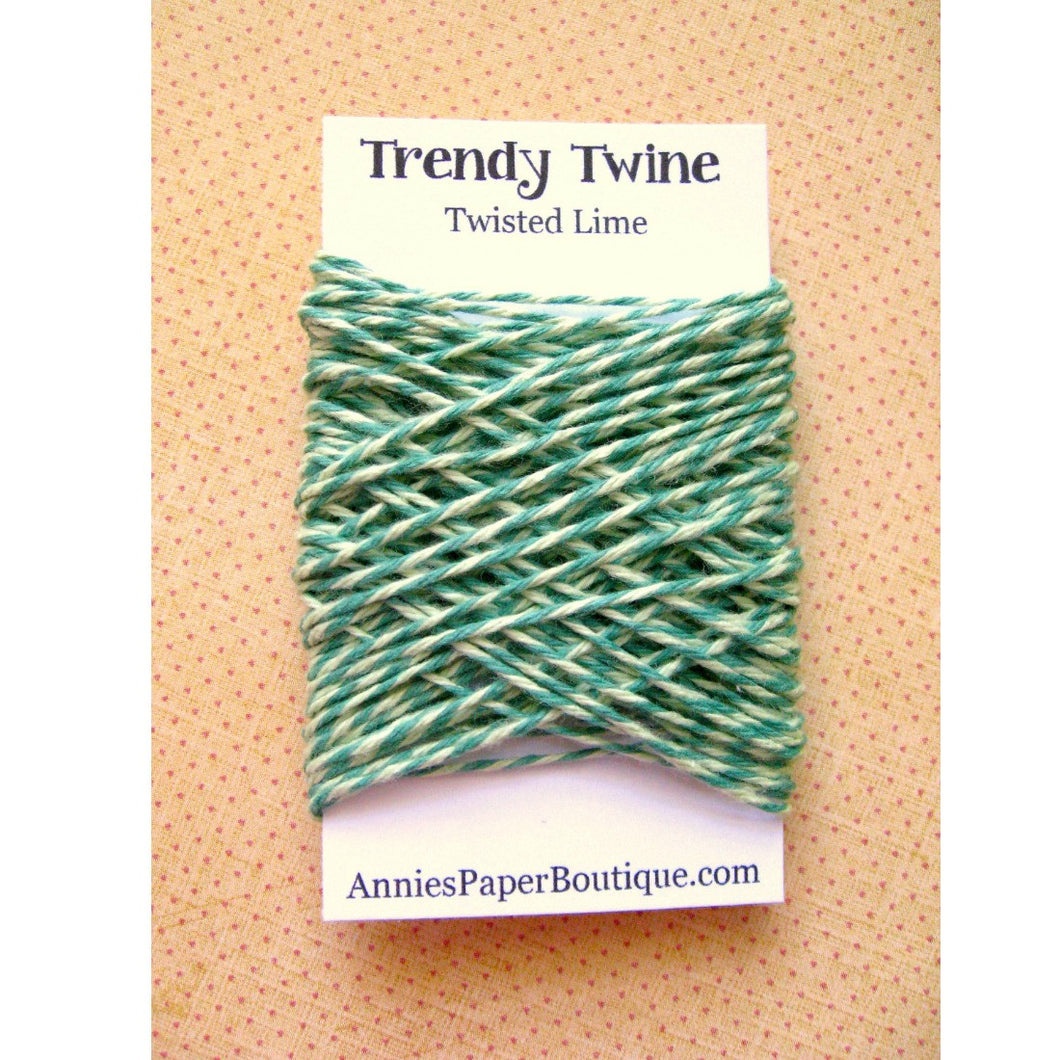 Green Bakers Twine - Twisted Lime Trendy Twine