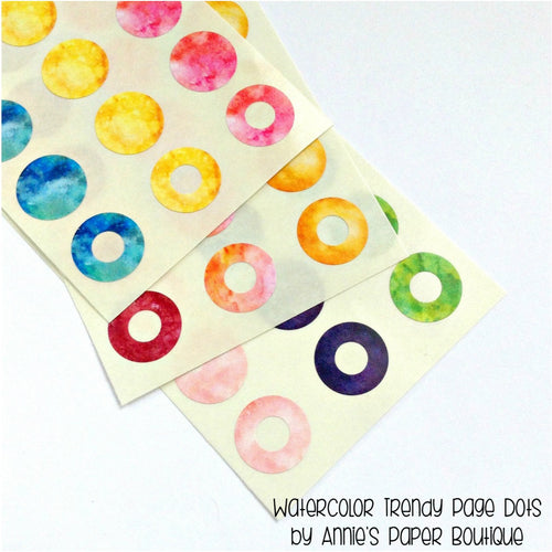 Watercolor Reinforcement Stickers
